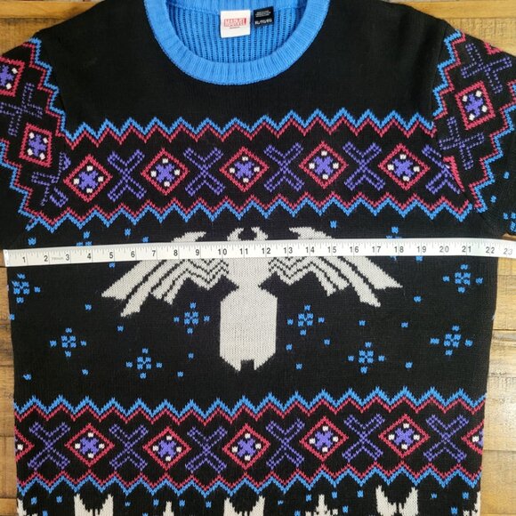 Marvel Venom Symbol Officially Licensed Adult Holiday Ugly Christmas Swe… - Picture 7 of 8